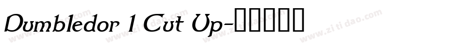 Dumbledor 1 Cut Up字体转换